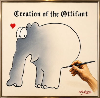 OTTO WAALKES: Creation of the Ottifant